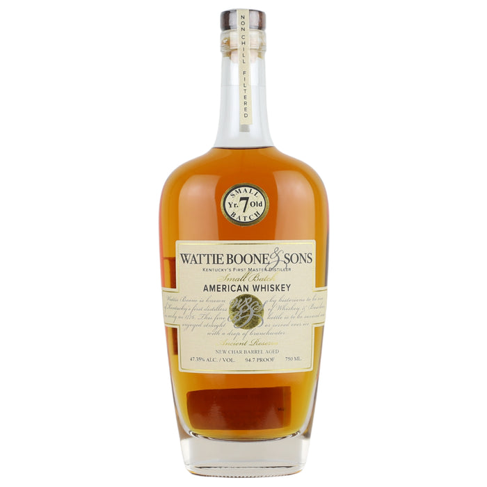 Wattie Boone & Sons 7 Year Old Small Batch American Whiskey