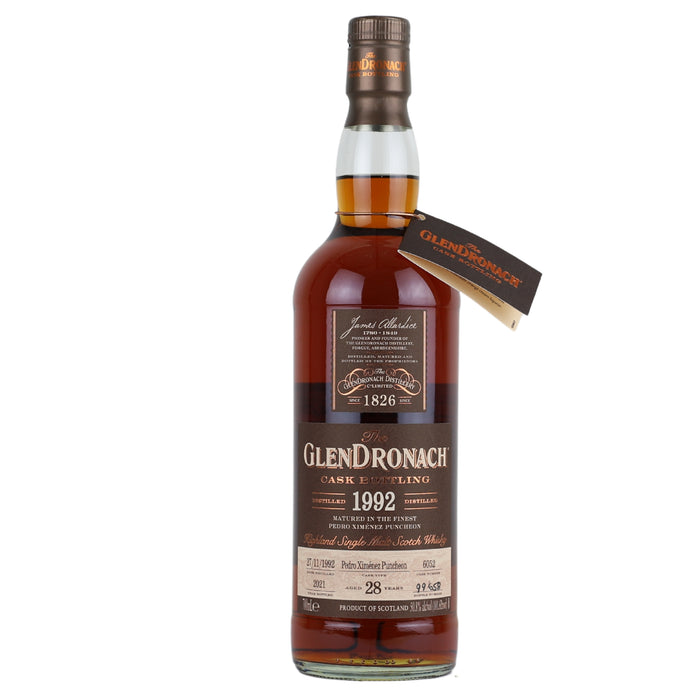 The GlenDronach Single Cask 1992 Pedro Ximenez Puncheon 28 Year Single Malt