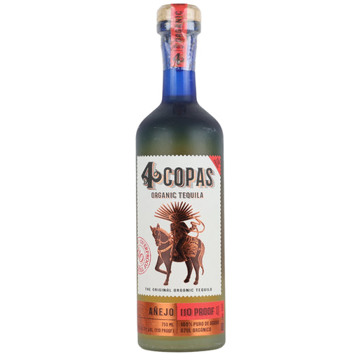 4 Copas 110 Proof Anejo Tequila