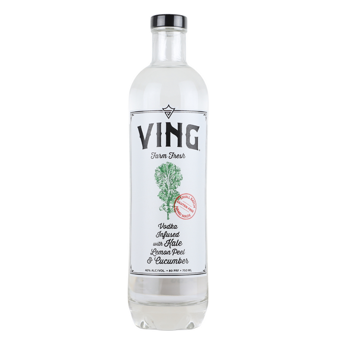 Ving Vodka Infused w/ Kale, Lemon Peel & Cucumber