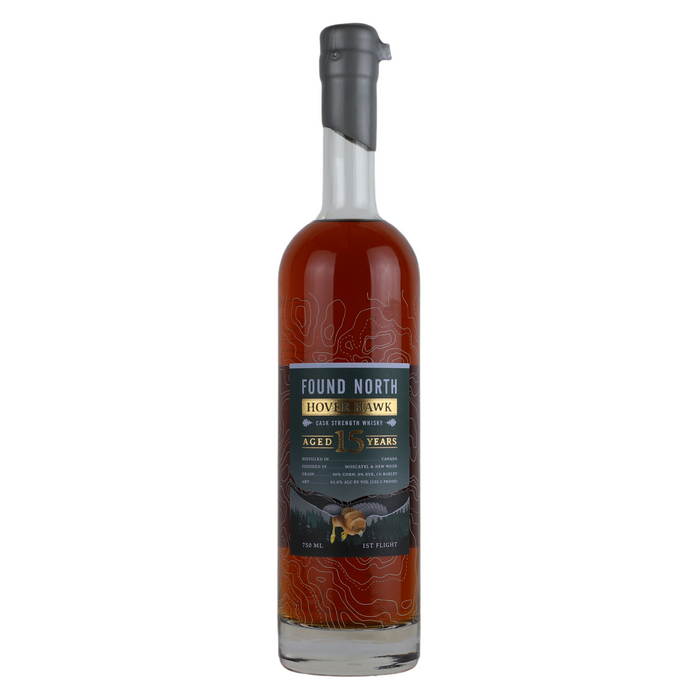 Found North 15 YR Hover Hawk Cask Strength 1st Flight Canadian Whisky