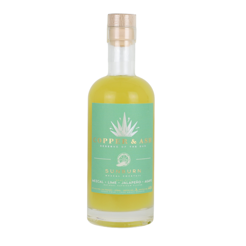 Copper & Ash 'Sunburn' Spicy Mezcal RTD Cocktail 375mL