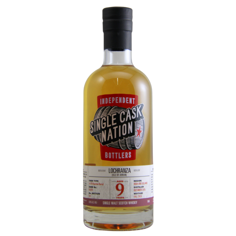 Lochranza 2015 9yr Single Cask Nation Single Malt Scotch