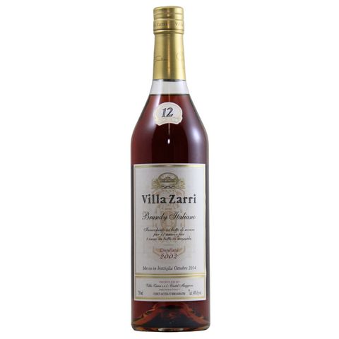 Villa Zarri 12 Year Marsala Cask Italian Brandy